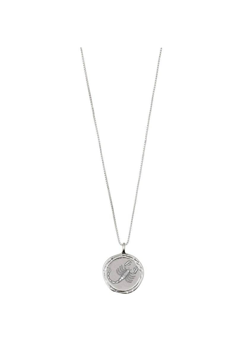 Pilgrim Scorpio Necklace Silver