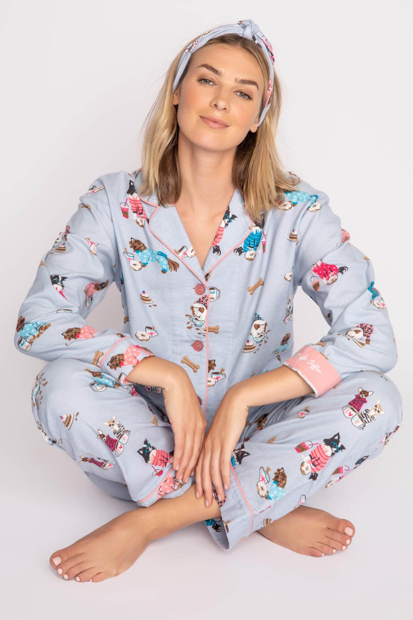 PJ Salvage Sunshine Coffee Flannel Set What To Wear Sudbury