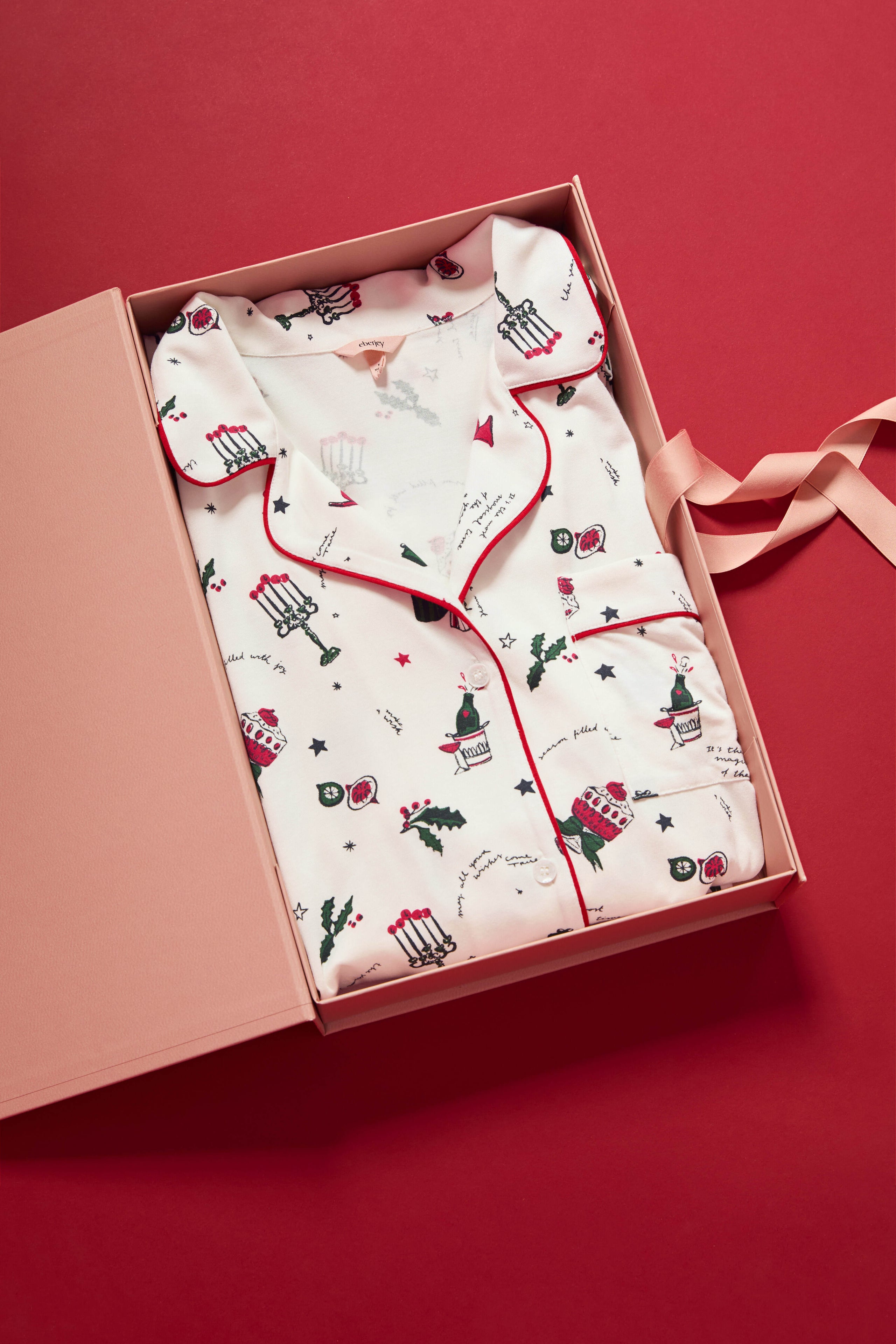 Eberjey Holiday Scribble PJ Set