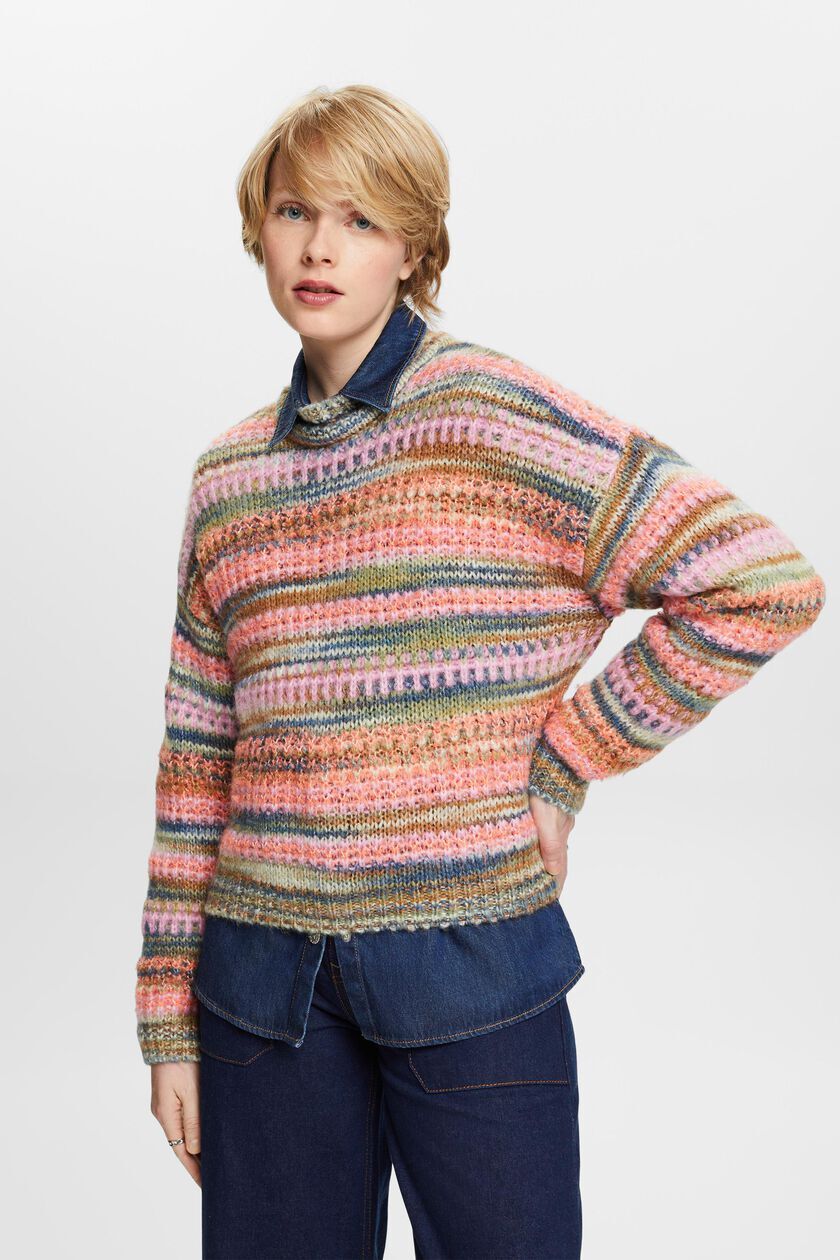 Esprit Striped Wool Blend Sweater